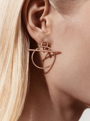 HERMES エルメス エシャペ MM フープピアス 新品 匿名配送 ピアス 《エシャペ》 PM | Hermès - エルメス-公式サイト